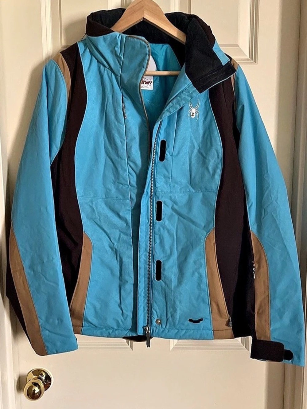 Spyder Women's Ski Jacket & Pants Blue & brown